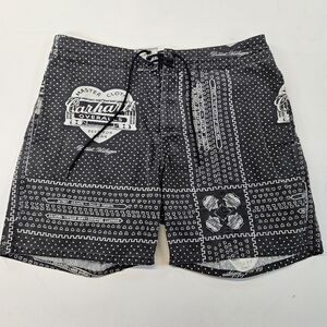 Carhartt Work In Progress Slam Jam Bandana Float Swim Trunks Mens Large